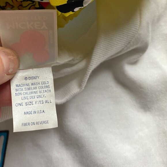 NWT Mickey Unlimited oversized tee and matching cap OSFA - Picture 5 of 5